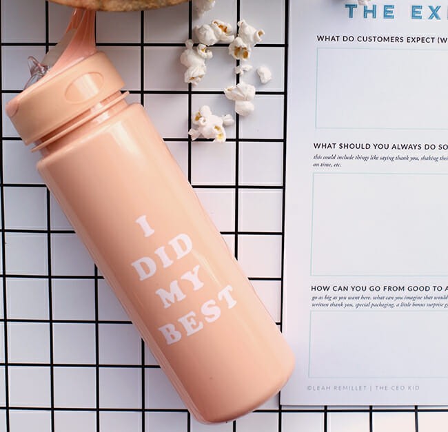 water bottle