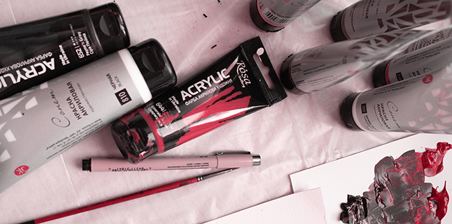 acrylic paint