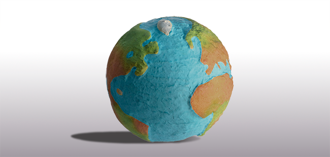 how long does paper mache globe
