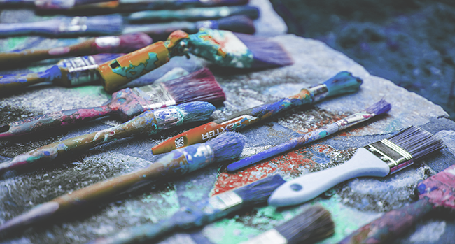 old brushes