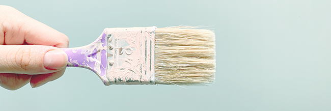 clean polyurethane brush_
