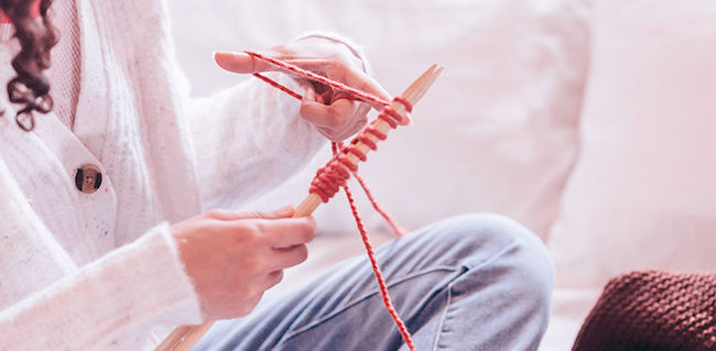 how to count rows in knitting
