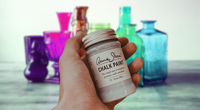 Can you use chalk paint on glass