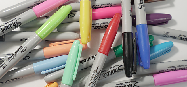Sharpie pens
