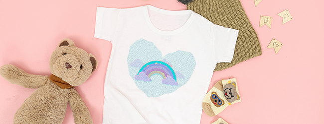 Sublimation on glitter htv_