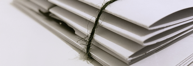sheets of paper