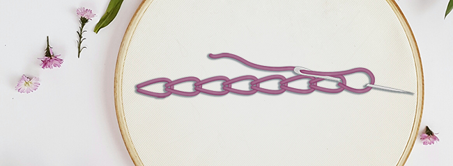 chain stitch embroidery