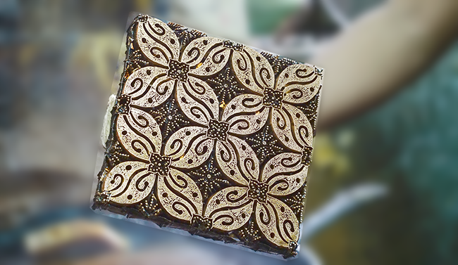 Carved Wood Block