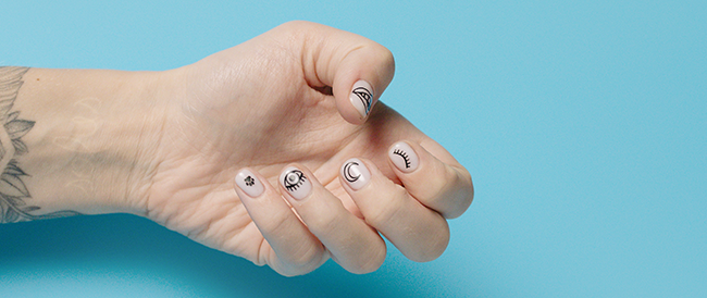 Nails decal