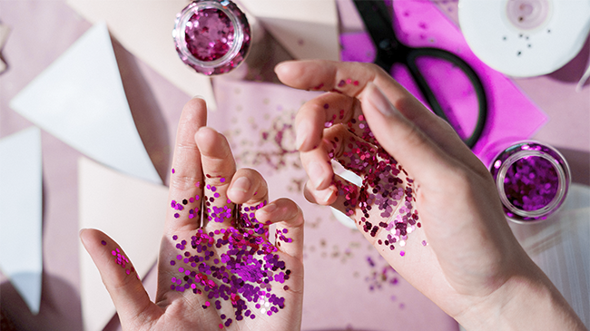 how to make glitter to sell