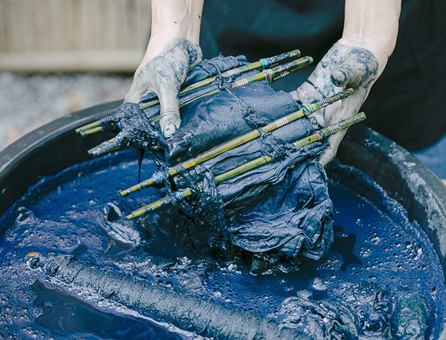 shibori dyeing