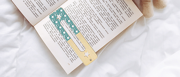 wooden bookmarks