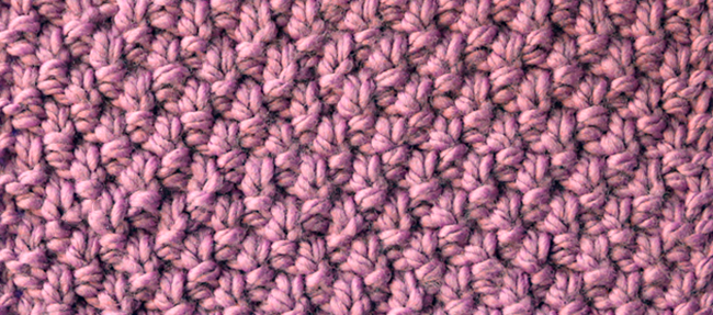 Irish moss stitch