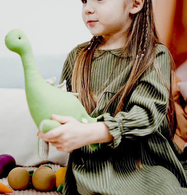 stuffed dino