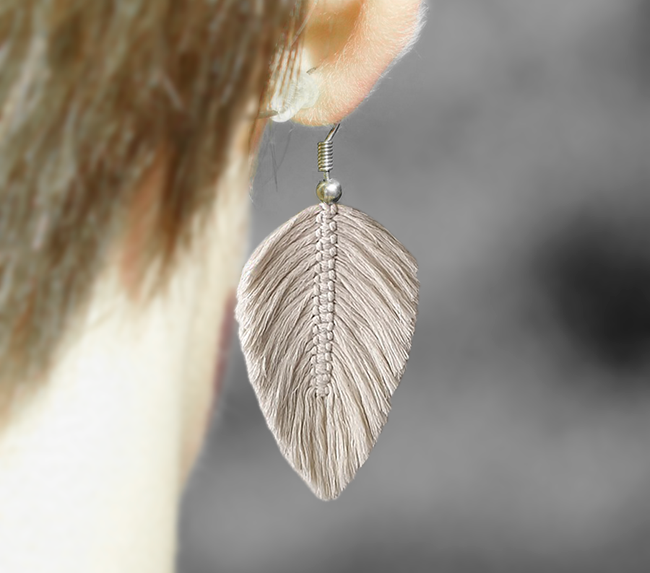 macrame earrings