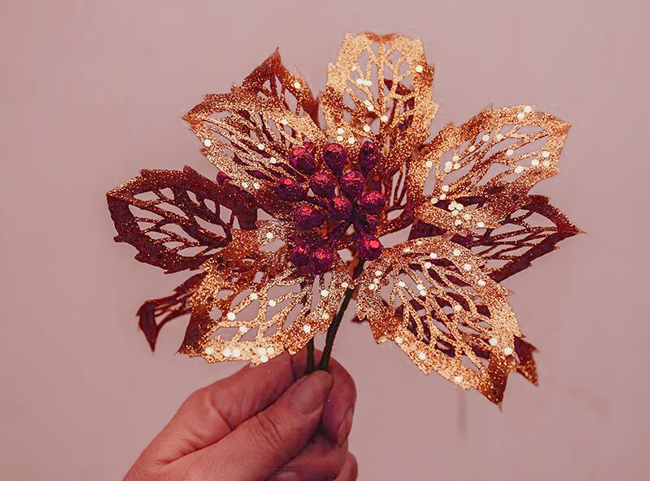 paper mache flowers