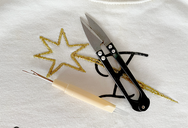 how to remove embroidery