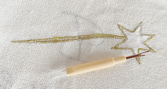 remove embroidery