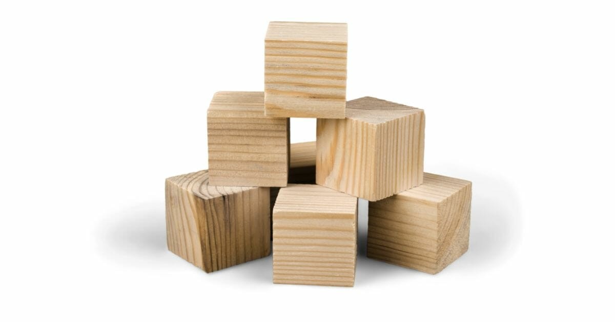 Wooden blocks