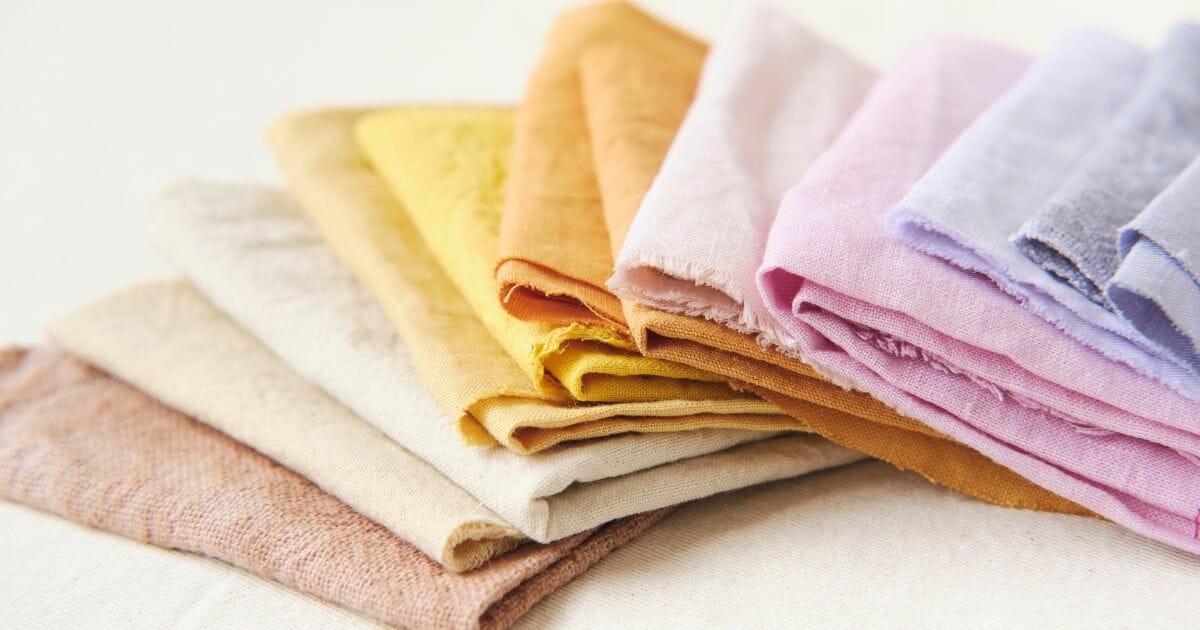 pastel linen fabric