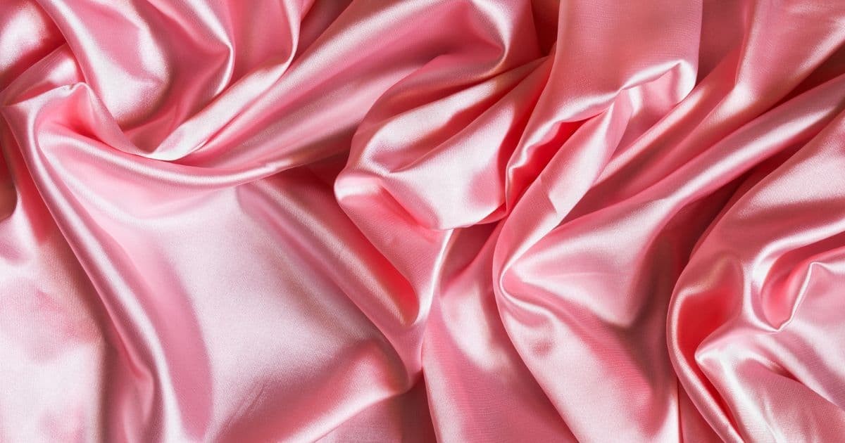 pink silk dress